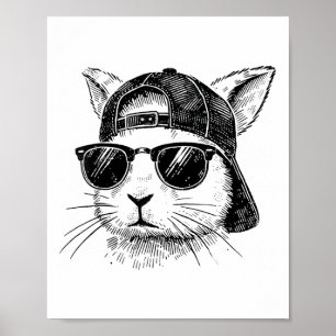 Sonniges Gesicht mit Stühlen für Jungen Männer Kin Poster