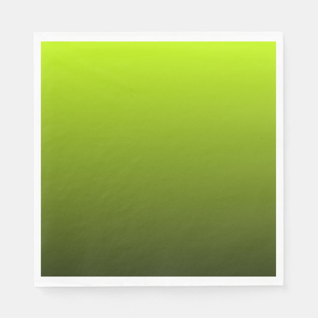 Sonniges Grün, Waldgrün, warme Farben Serviette (Vorderseite)