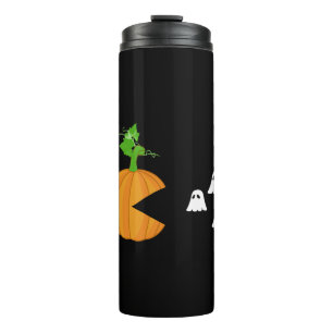Sonniges Halloween für Frauen Kinder Männer Pumpki Thermosbecher