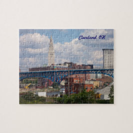 Sonniges Puzzlespiel Clevelands OH-