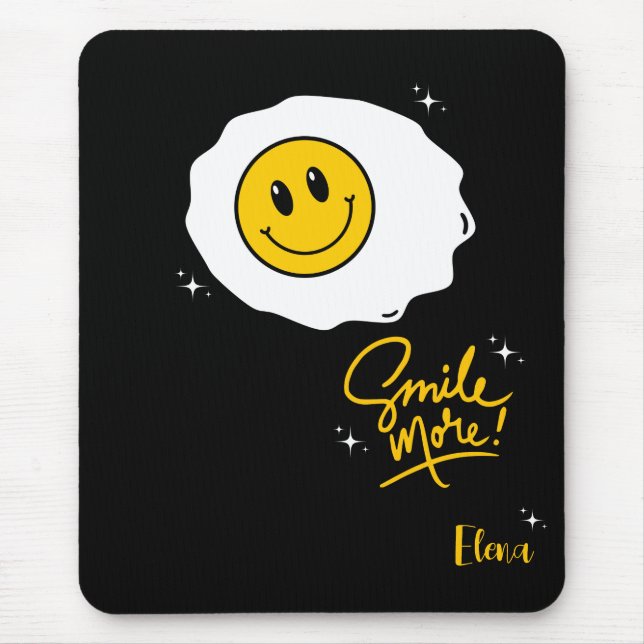 Sonniges Seitenlächeln individuell einstellbar Mousepad (Vorne)