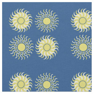 Sonniges Sonne-Entwurfs-Gewebe Stoff