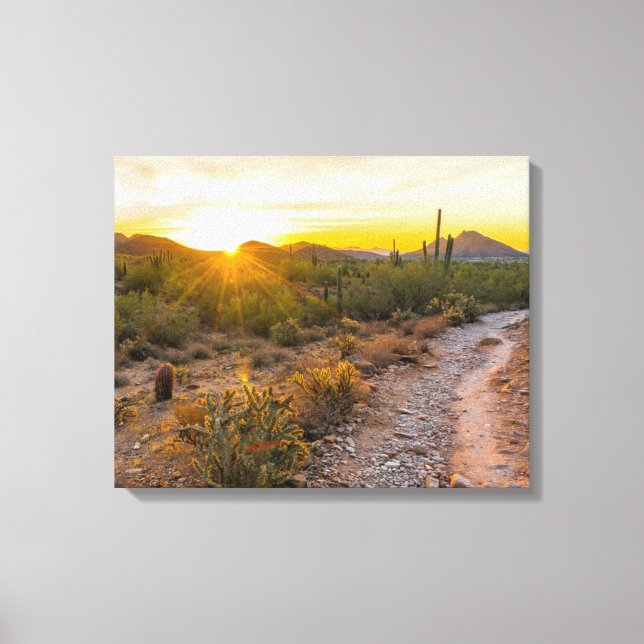Sonniges Wetter über Arizona Leinwanddruck (Vorderseite)