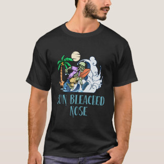 Sonnngebleichtete Nase Sommer-Sonnenbaden Tropisch T-Shirt