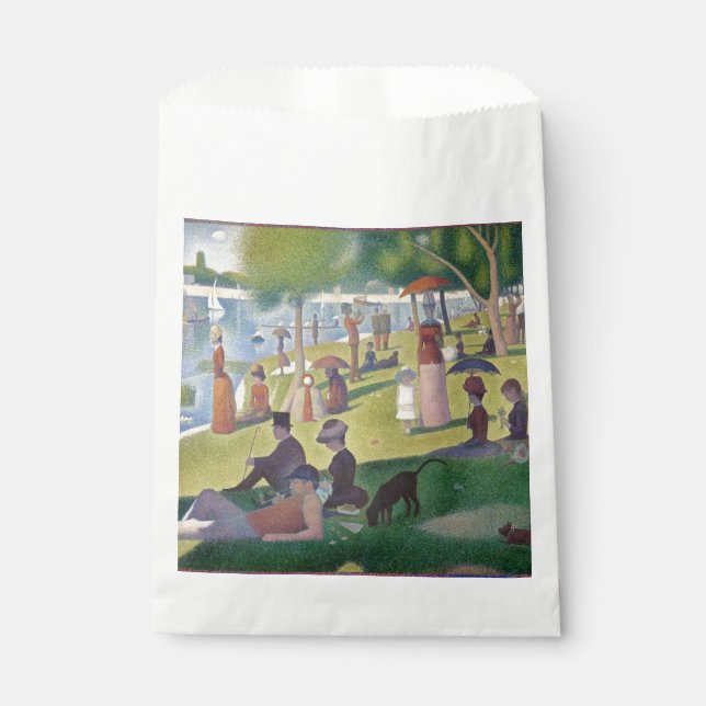 Sonntag auf La Grande Jatte Seurat Malerei Geschenktütchen (Vorderseite)