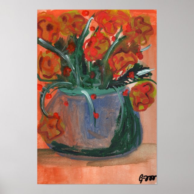 Sonntag Blume Poster (Vorne)