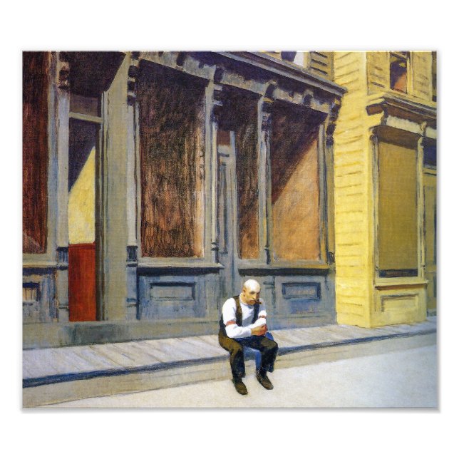 Sonntag | Edward Hopper | Fotodruck (Vorne)