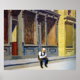 Sonntag | Edward Hopper | Poster