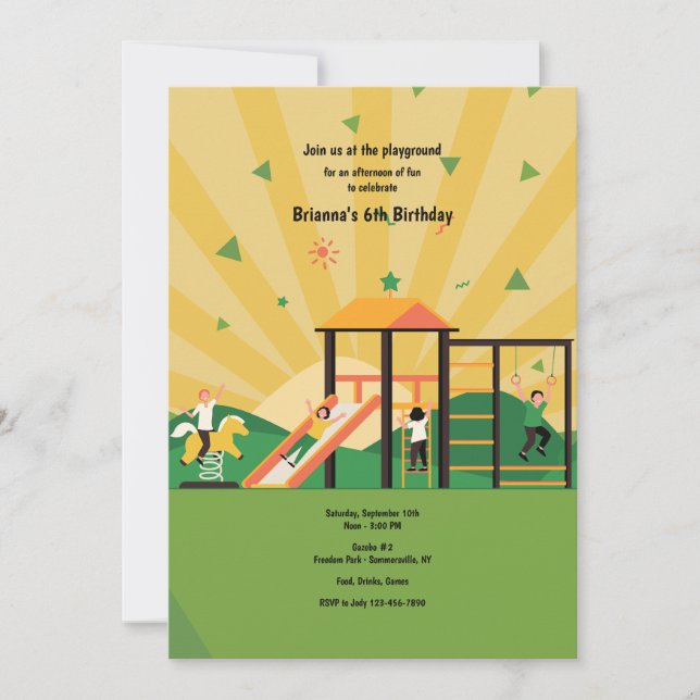 Sonntag Einladung (Vorderseite)