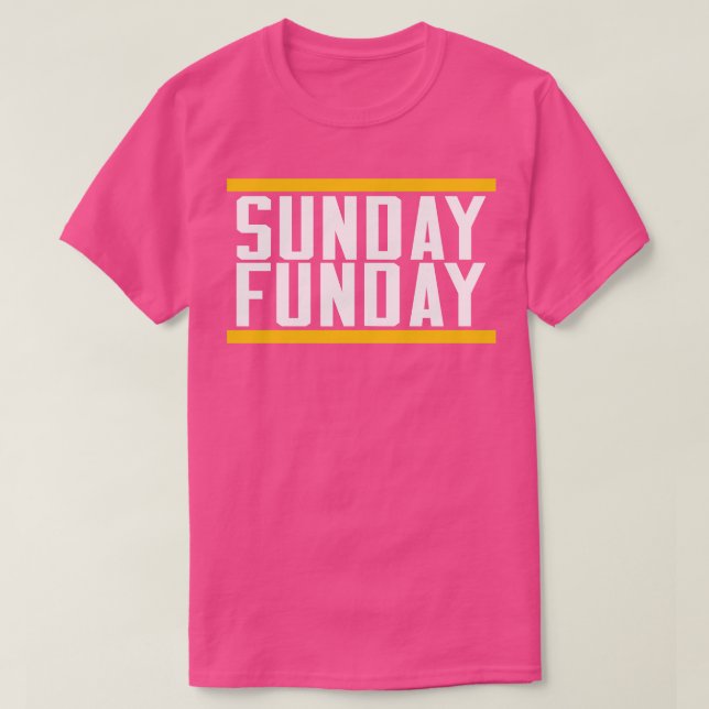 Sonntag Funday 1 T-Shirt (Design vorne)