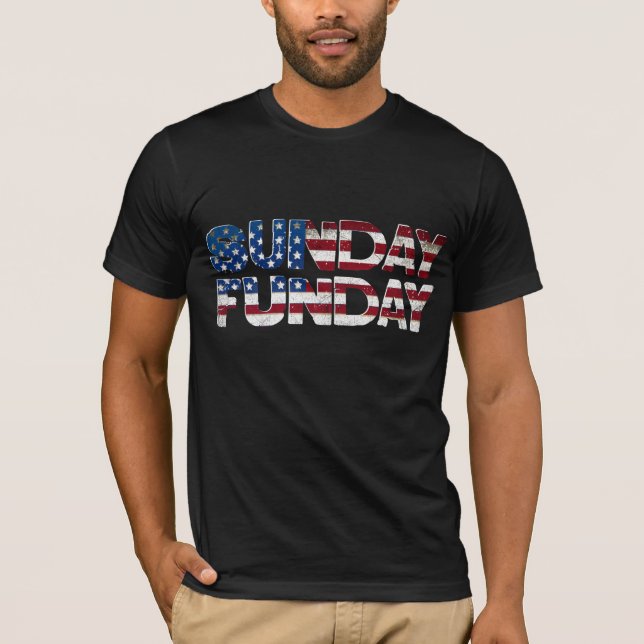 Sonntag Funday T-Shirt (Vorderseite)