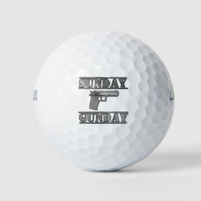 Sonntag Golfball (Vorderseite)