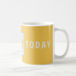 Sonntag Heute – Minimales Kaffeetassendesign Kaffeetasse