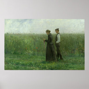 Sonntag Nachmittag 1893 Poster