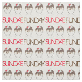 SONNTAG (SONNTAG) FUNDAY Ice Cream Hot Fudge Feins Stoff
