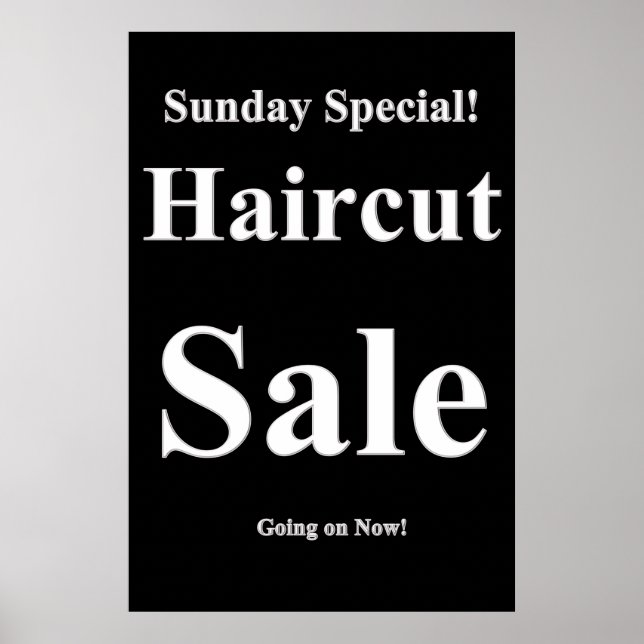 Sonntag Special Beauty Salon Poster (Vorne)