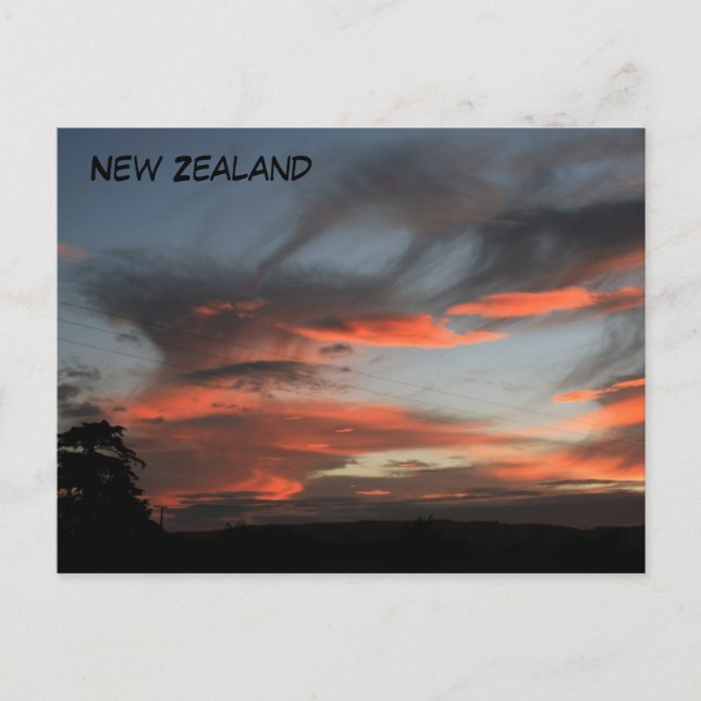 Sonntag Sunrise Postkarte (Vorderseite)