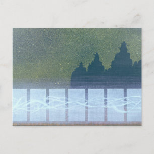 Sonntagabend Djenne Mali Postkarte