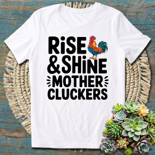 Sonntagmorgen Aufstieg und Mutterklatscher der Shi T-Shirt