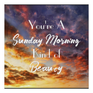 Sonntagmorgen Poster