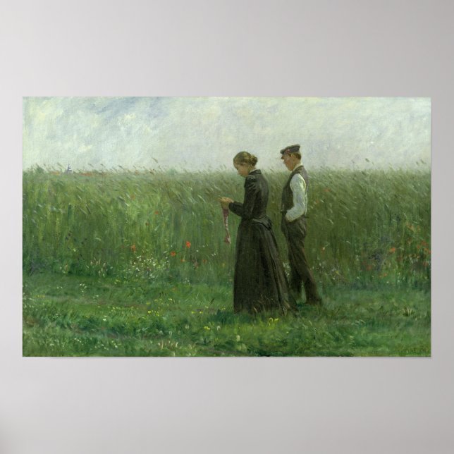 Sonntagnachmittag, 1893 poster (Vorne)