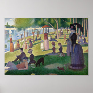 Sonntagnachmittag auf der Insel La Grande Jatte Poster