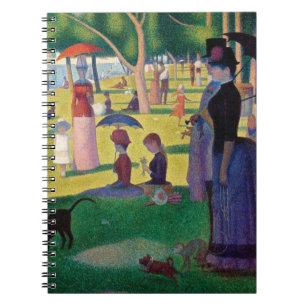 Sonntagnachmittag auf La Grande Jatte von Seurat Notizblock
