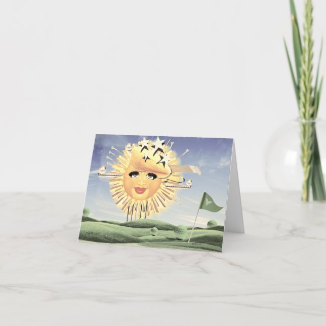 SONNTAGS GOLF! DANKESKARTE (Vorderseite)