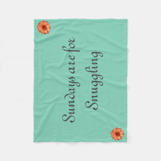 SonntagSnuggles Fleecedecke