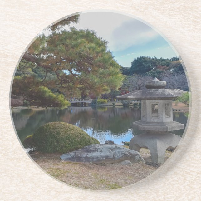 Sonntagspark japan getränkeuntersetzer (Vorne)