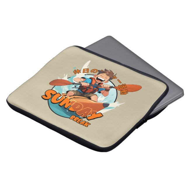 Sonntagspause | 13 Zoll Laptopschutzhülle (Vorne Oben)