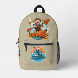 Sonntagspause | bedruckter rucksack