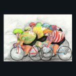 Sonntagsritt Poster<br><div class="desc">aus einer originalen Aquarellfarbe von NZ-Künstler,  Lyn Hurring</div>