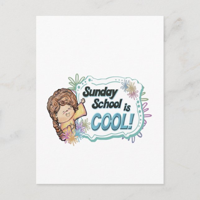 Sonntagsschule ist COOL! Postkarte (Vorderseite)