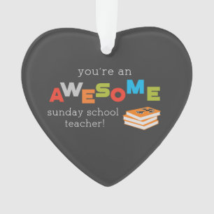 Sonntagsschullehrer Lehrtag, Phantastisch Ornament