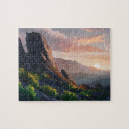 Sonnuntergangs-Puzzle