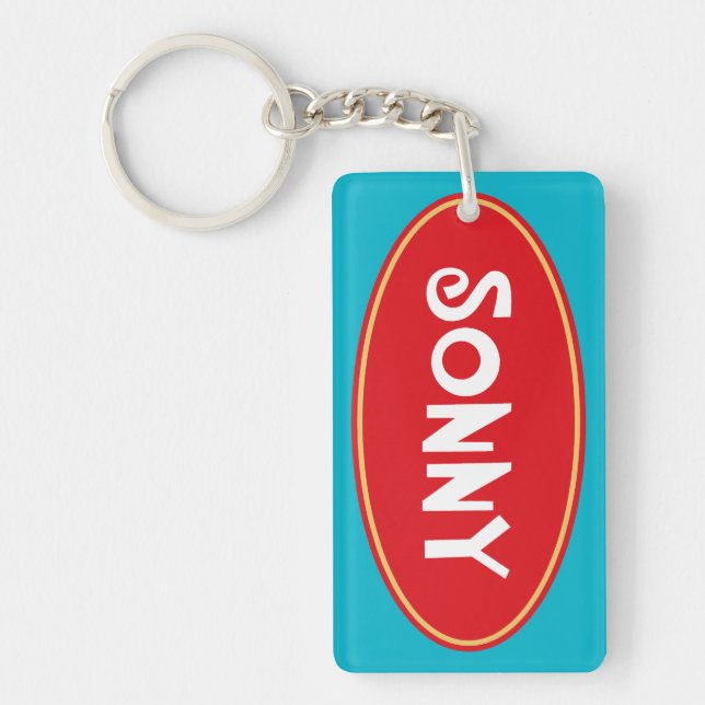 SONNY-Acryl-Schlüsselanhänger Schlüsselanhänger (Vorderseite)