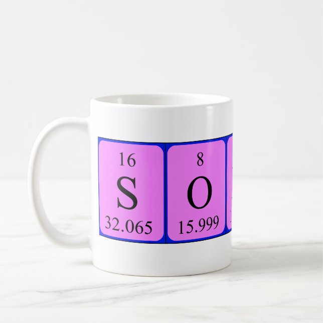Sonny Periodenname Tasse (Links)