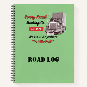 Sonny Pruitt Camionnette Compagnie Route Journal