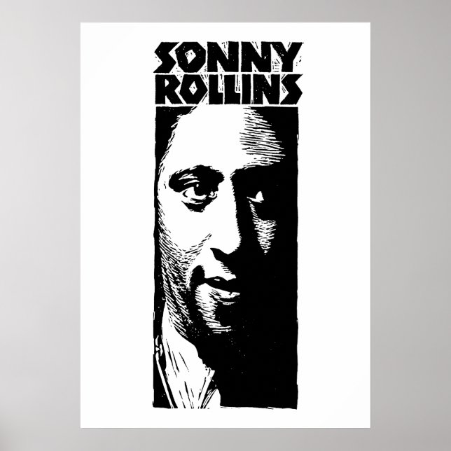 Sonny Rollins Illustriert Poster (Vorne)