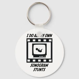 Sonogram-Bremsungen Schlüsselanhänger