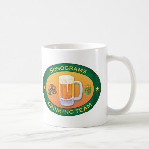 Sonograms, die Team trinken Kaffeetasse