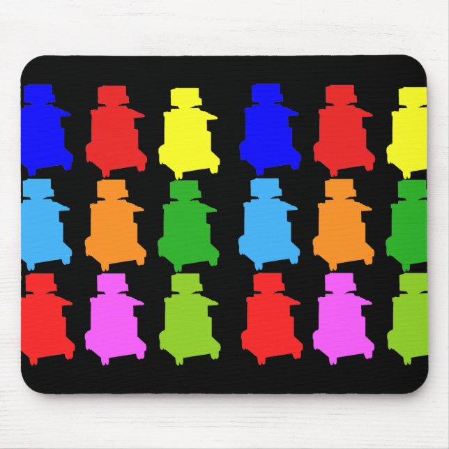 Sonographer Popart Gfits Mousepad (Vorne)