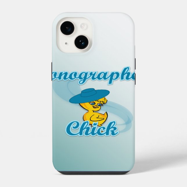 Sonographin Chick #3 iPhone Hülle (Rückseite)