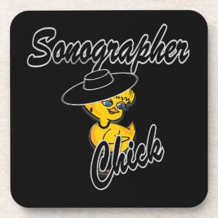 Sonographin Chick #4 Getränkeuntersetzer
