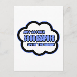 Sonographin .. Der Traum von Livin Postkarte