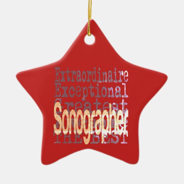 Sonographin Extraordinaire Keramik Ornament (Vorne)