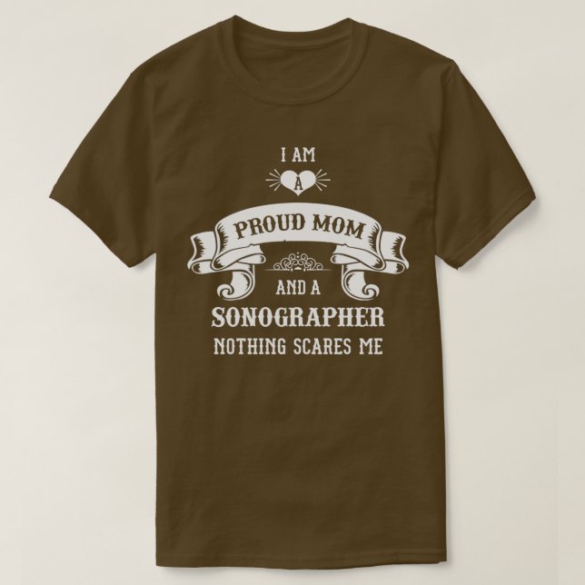 Sonographin Mama Mütter Day T-Shirt (Design vorne)