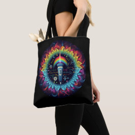 Sonographisch-farbige Ultrasound Waves-Physics-Tas Tasche