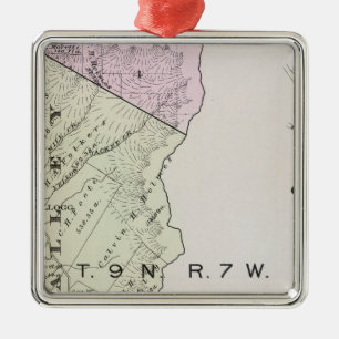 Sonoma County, Kalifornien 20 Silbernes Ornament